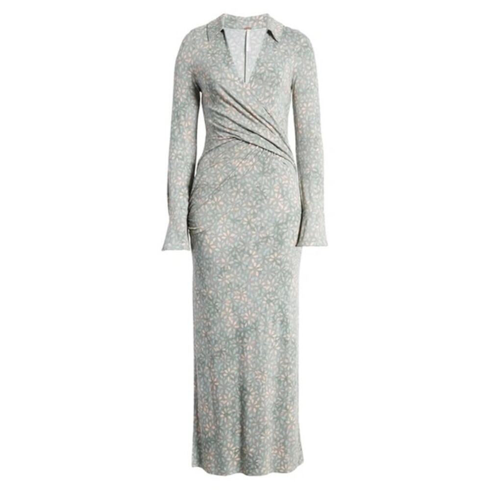 Free People Shayla Wrap Midi Dress NWT